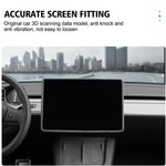 For Tesla Model Y 3 15.4 Inch Silicone Protective Frame Edge Cover | Central Control N close-up view