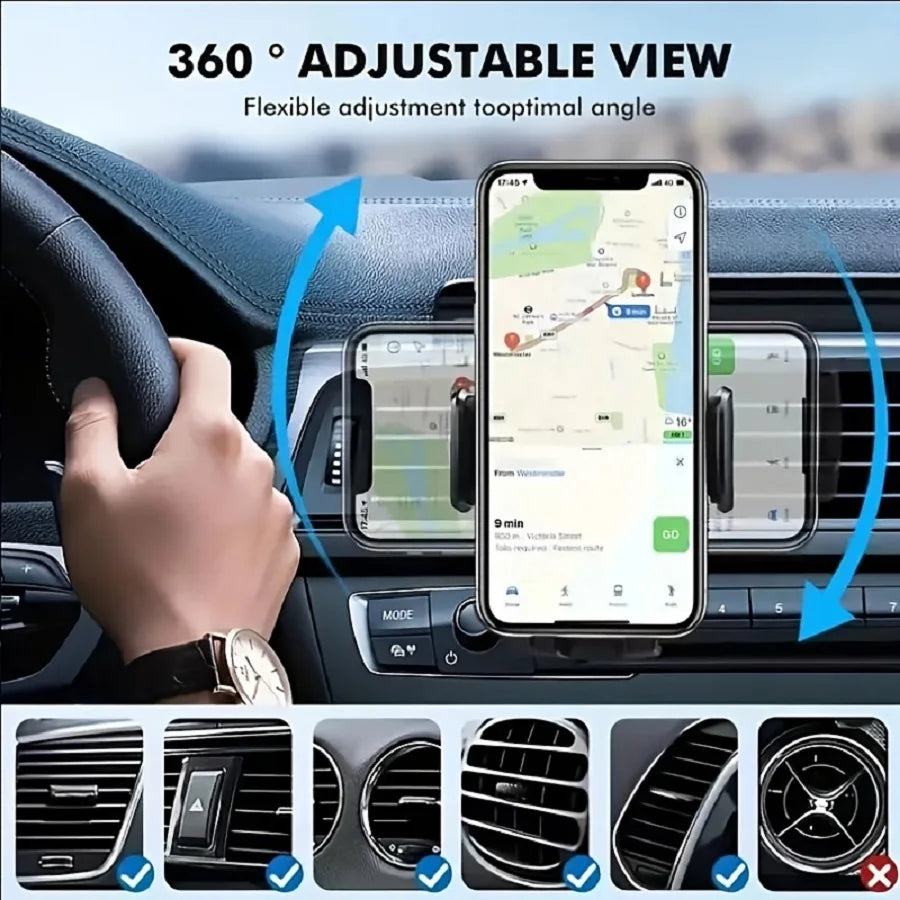 Car Phone Bracket- Automatic Gravity Multifunctional Universal Holder for Air Outlet lifestyle view