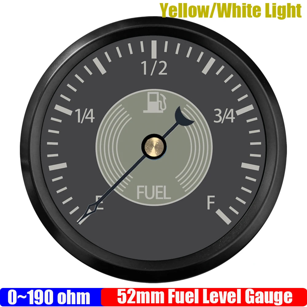 Retro Classic 52mm Gauge Set | Oil Pressure Voltmeter Fuel Water Temp for Car Boat 12 alternate view