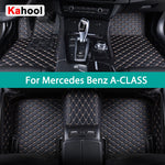 KAHOOL Custom Car Floor Mats For Mercedes Benz A-CLASS W169 W176 W177 2004-2023 A140-A250 Auto Carpets Foot Coche Accessorie