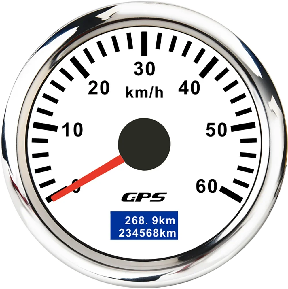 30/60/80/120/200 Km/h GPS Speedometer 52MM Car Truck Speed Gauge Meter With GPS Ant additional angle