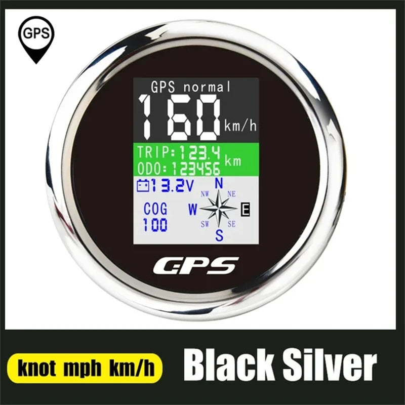 85mm GPS Speedometer Odometer | TFT Screen for Boat Car Yacht