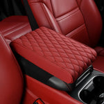 Car Armrest Pad Organizer Bag Thicken Memory Foam Anti Scratch Pads Center Console Car Elbow Rest Storage Pocket Goods