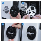 Silicone Car Door Latch Cushion Shockproof Mute Protective Cover lifestyle view