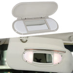 Gray Sun Visor Vanity Mirror Cover 51167366950 For MINI Cooper F55 F56 F60 2015-2022 Direct Replacement High Quality