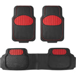 Car Floor Mats HeavyDuty Rubber Floor Mats for Cars Universal Fit Full Set Trimmable Automotive Floor Mats Climaproof Floor Mat