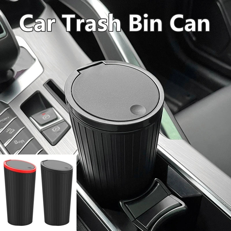 Mini Car Trash Bin Auto Dust Organizer
