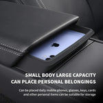 Center Console Armrest Storage Box | Tesla Model 3 Highland 2024 Organizer close-up view