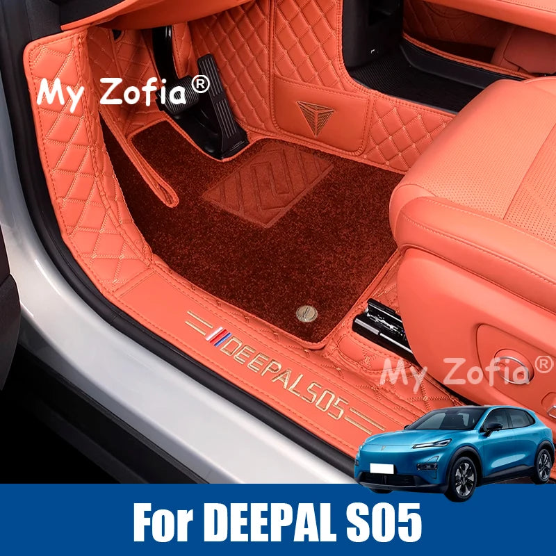 LHD RHD Car Floor Mats For Changan Deepal S05 2024 2025 2026 Custom Auto Foot Pads Automobile Carpet Cover Interior Accessories