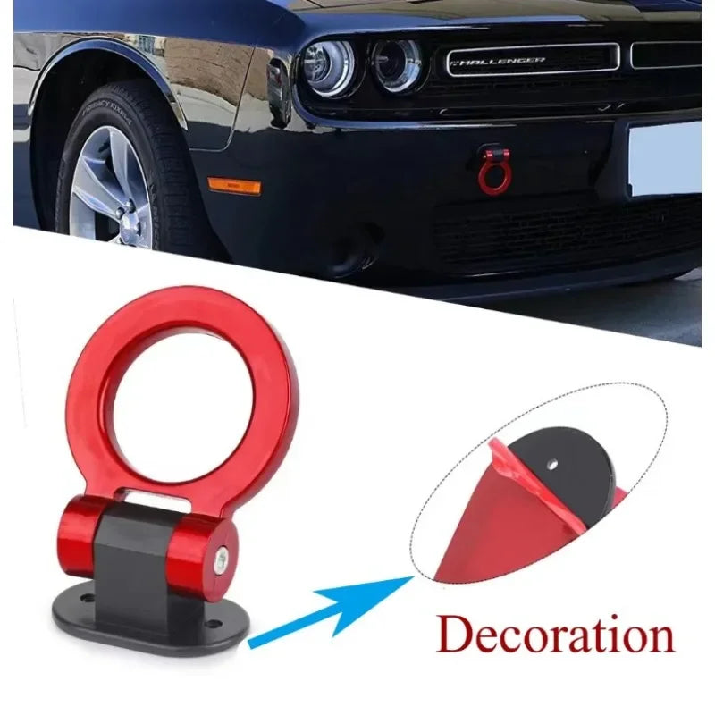 Car Tow Decoration ABS Car Styling Trailer Hooks Sticker Decoration | Rear Front Trailer Simulation