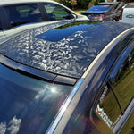 Forged Carbon Fiber Vinyl Wrap Black Cosmic Hex Glossy Ghost Car Vinyl Film For Auto M close-up view