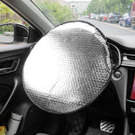 Foldable Silver Aluminum Foil Car Windshield Sunshade Anti-UV
