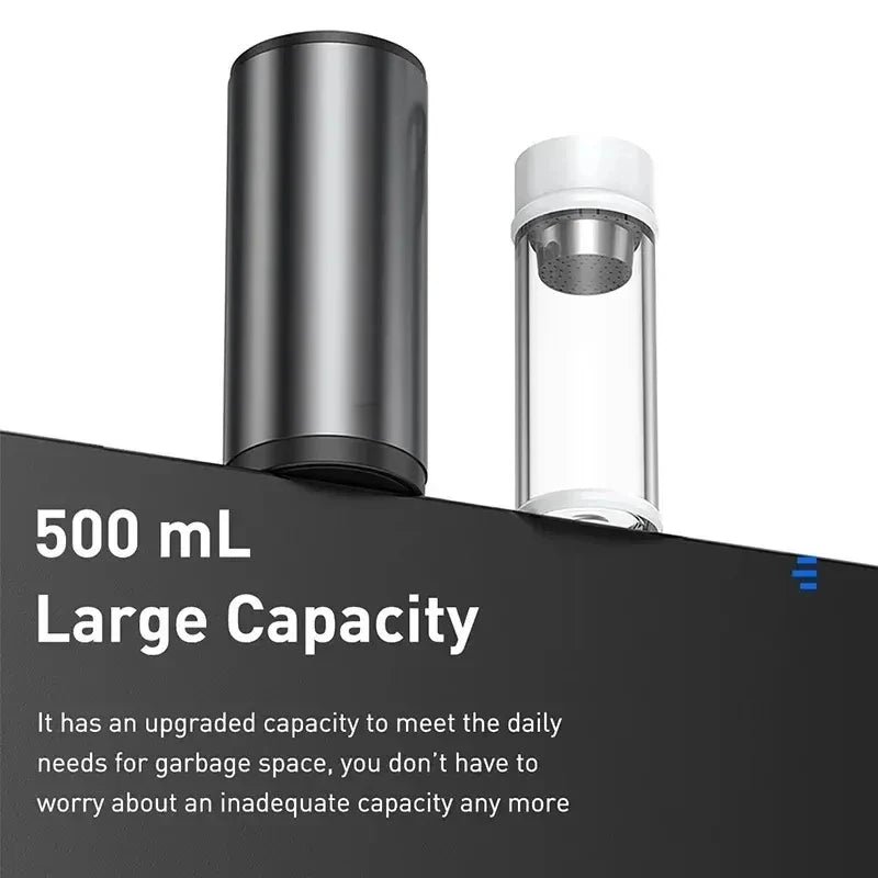 Household Car Trash Bin Alloy Garbage Can For Car Dustbin Waste Rubbish Basket Bin Or lifestyle view