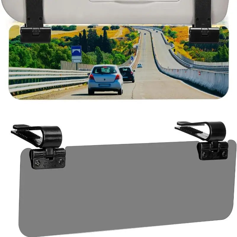 Universal Car Sun Visor Extension Adjustable Anti Glare Sun Shield for Day Night Driving UV Protection in All VehiclesHot