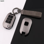 New TPU Car Flip Key Case Cover Shell For Peugeot 208 308 408 508 2008 3008 4008 5008 close-up view