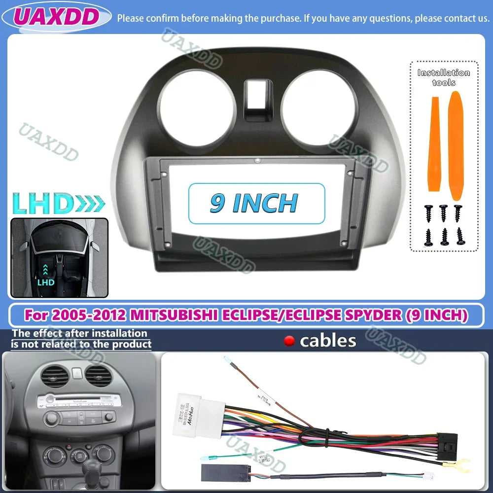 Auto Radio for Mitsubishi Eclipse Spyder 2005-2012 Android Frame Video Player with Li alternate view