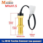 85mm Tachometer Gauge with Digital Hourmeter RPM Sensor | Universal for Car Boat detail view