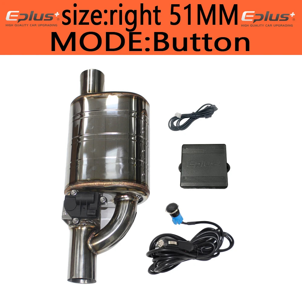 EPLUS Car Exhaust Electric Valve Control Kit | Universal Stainless Steel Muffler Sy additional angle
