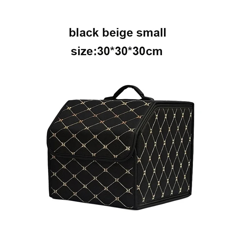 Car Trunk Organizer Box, Large Capacity, Auto Multiuse Tools, Storage Bag, Stowing, T lifestyle view