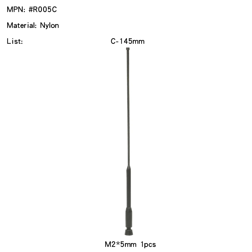 Rcdream Simulation Antenna Decoration Signal Line For 1/8 1/10 1/12 1/14 1/18 Rc Crawl close-up view