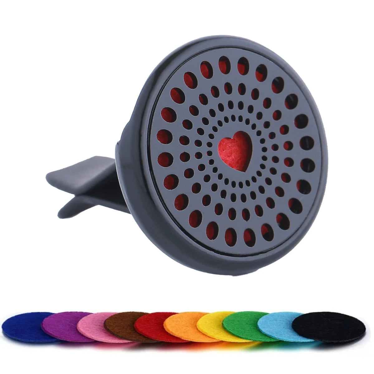 Refillable Car Air Freshener | Vent Clip Diffuser with 10 Gaskets alternate view