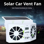 Car Fan Car Mounted Solar Energy Car Cycle Exhaust Fan Quick Car Ventilation Fan Air Circulation Cooling Fan