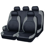 All Season Quited PU Leather Car Seat Cover Full Surrounded Seat Protector Waterproof Un detail view