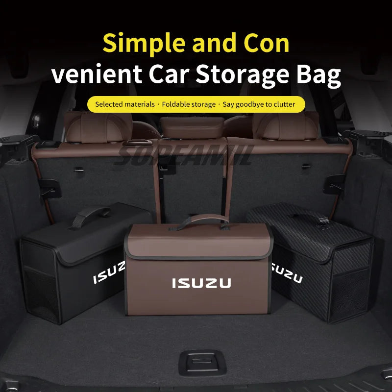Car Trunk Organizing And Storage Box For Isuzu D-MAX D MAX Dmax I II WFR VAN NFR ATV TROOPER Brand-n