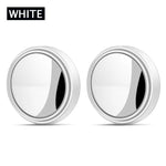 2Pcs 360 Degree Adjustable Blind Spot Mirror Car Auxiliary Rearview Convex Mirror Rou lifestyle view