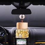 Car Air Freshener Hanging Pendant,High-End Water Cube Scent Diffuser,Long-Lasting Fragrance Car Accessory,Perfect for Vehicles