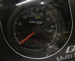 GReddi 7 Color Turbo Boost Gauge | 62mm 2.5 Inch Car Racing Meter with Sensors close-up view