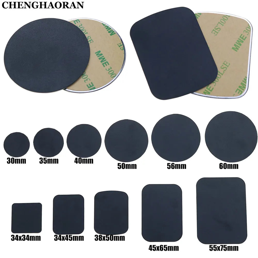 10 Pieces Metal Plate Sticker | Universal Iron Sheet for Magnetic Car Phone Mount