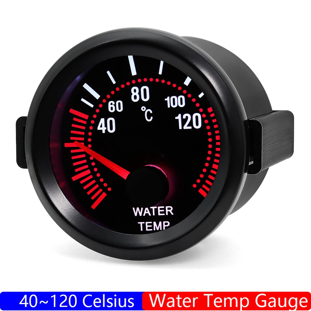 Universal Gasoline Car 2" 52MM Tachometer Water Temperature Oil Temp Boost Meter PSI lifestyle view