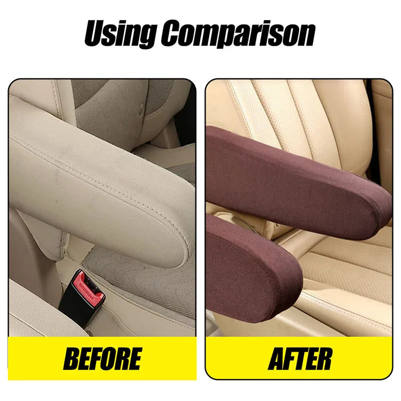 1 pair Car Armrests Covers Auto Centre Console Elastic Front Seats Armrest Protector Covers Universal Car Accessories 3 Colors