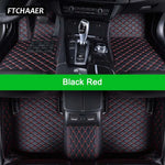 FTCHAAER Custom Car Floor Mats For KIA RIO K2 Auto Carpets Foot Coche Accessorie