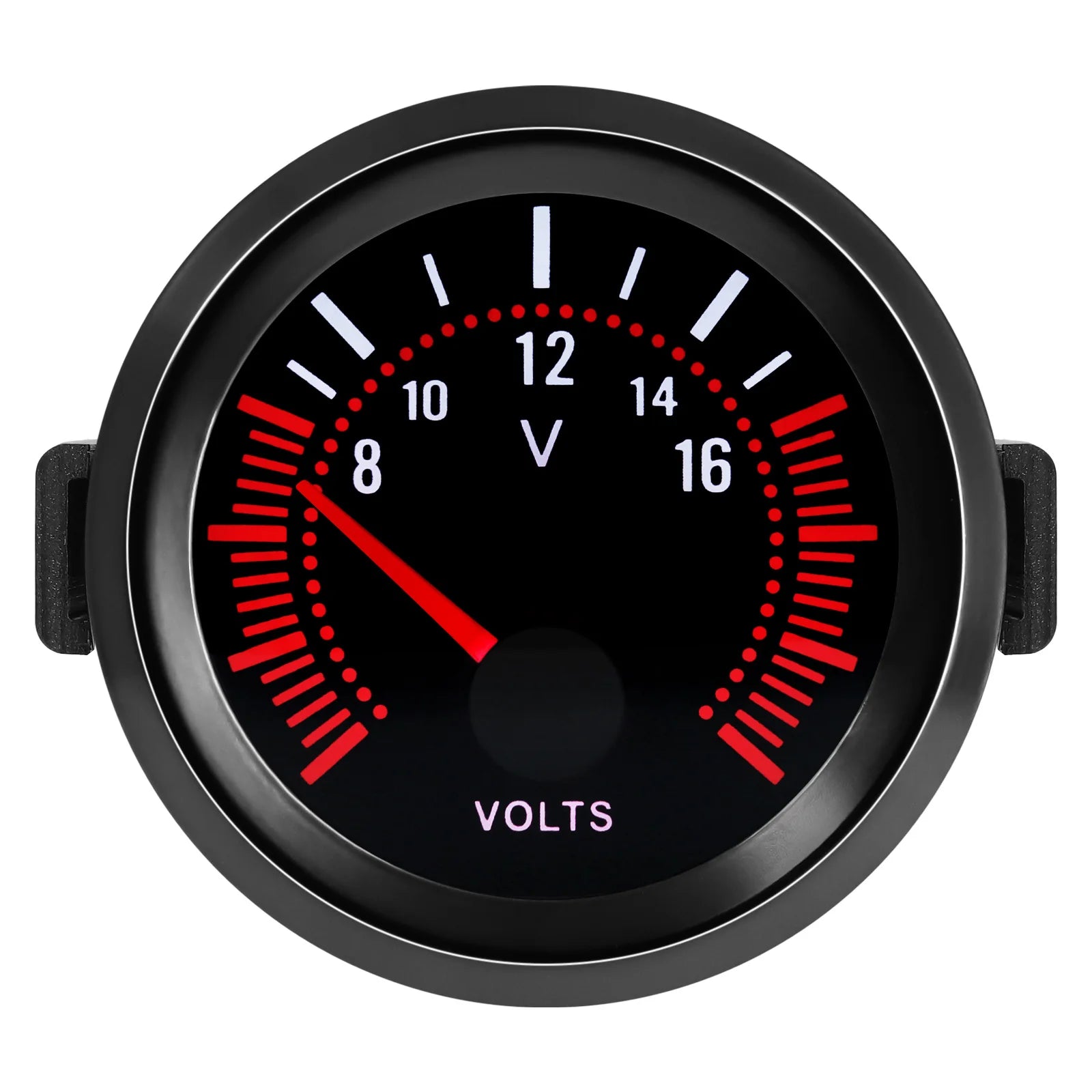 52mm 12V Turbo Boost Gauge | LED Smoke Lens Car Gauge additional angle