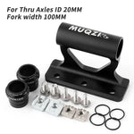 MUQZI Thru Axle Fork Mount Bike Rack | Quick Release Bicycle Carrier for Car Roof Tru alternate view