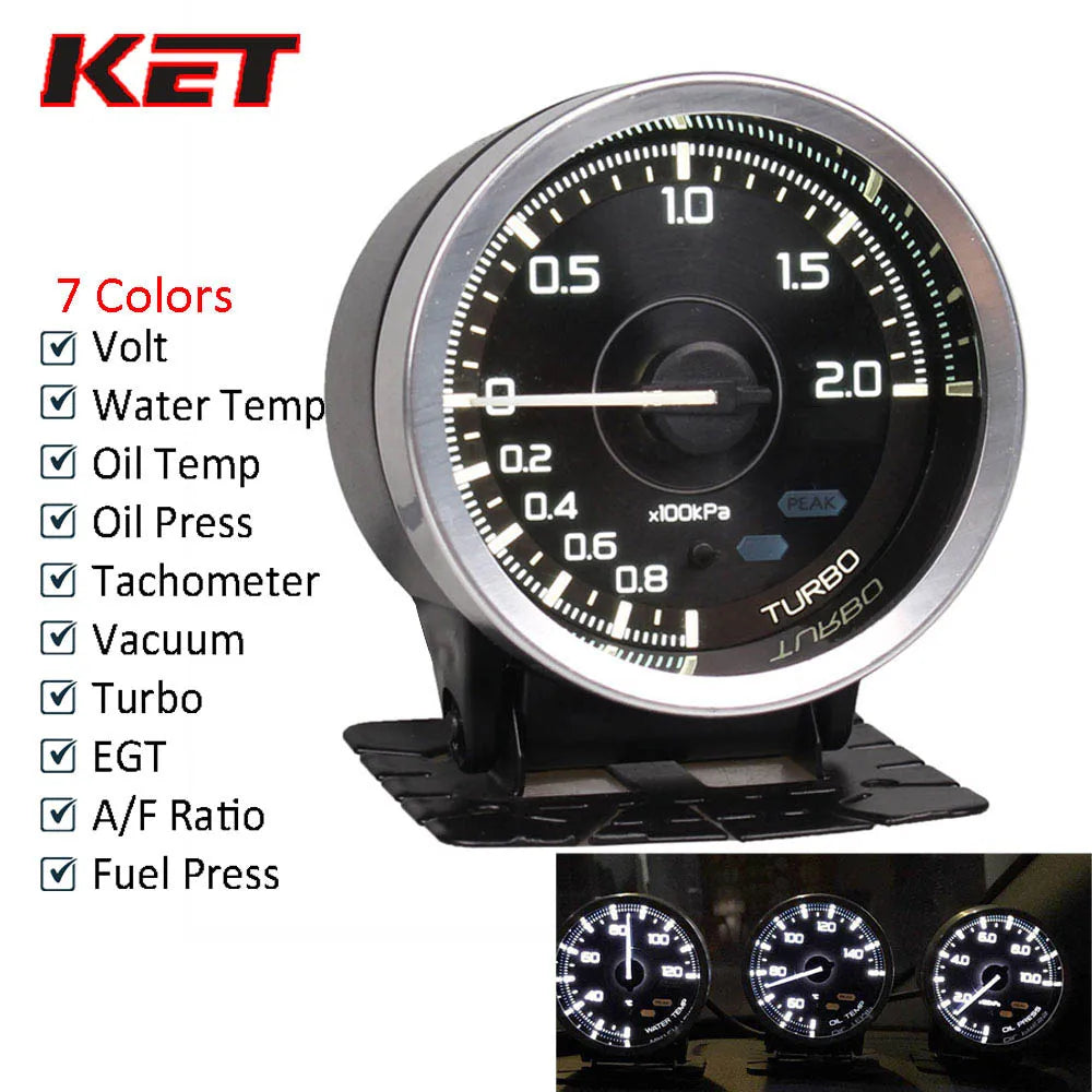 Difi Advance A1 60mm Gauge | Water Temp, Oil Temp, Turbo Boost, Oil Pressure & More