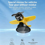 Lenovo Solar Powered Rotating Airplane Car Dashboard Ornament 360° Auto Spin Decor Air close-up view