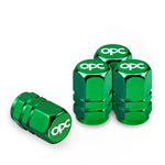 4Pcs Metal Car Wheel Tire Valve Caps | Dustproof Cover for Opel Models lifestyle view