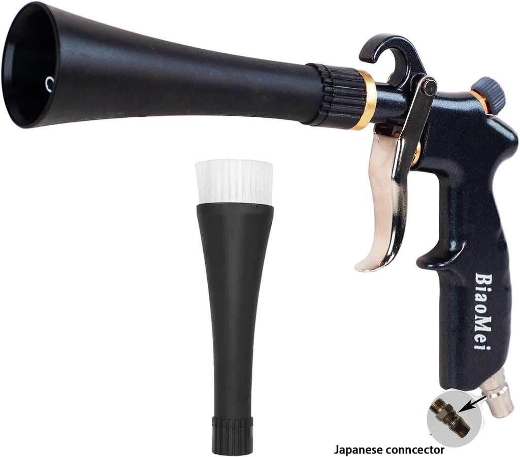 Tornador Air Blow Gun | High Pressure Car Detailing Cleaning Tool with Nozzle close-up view