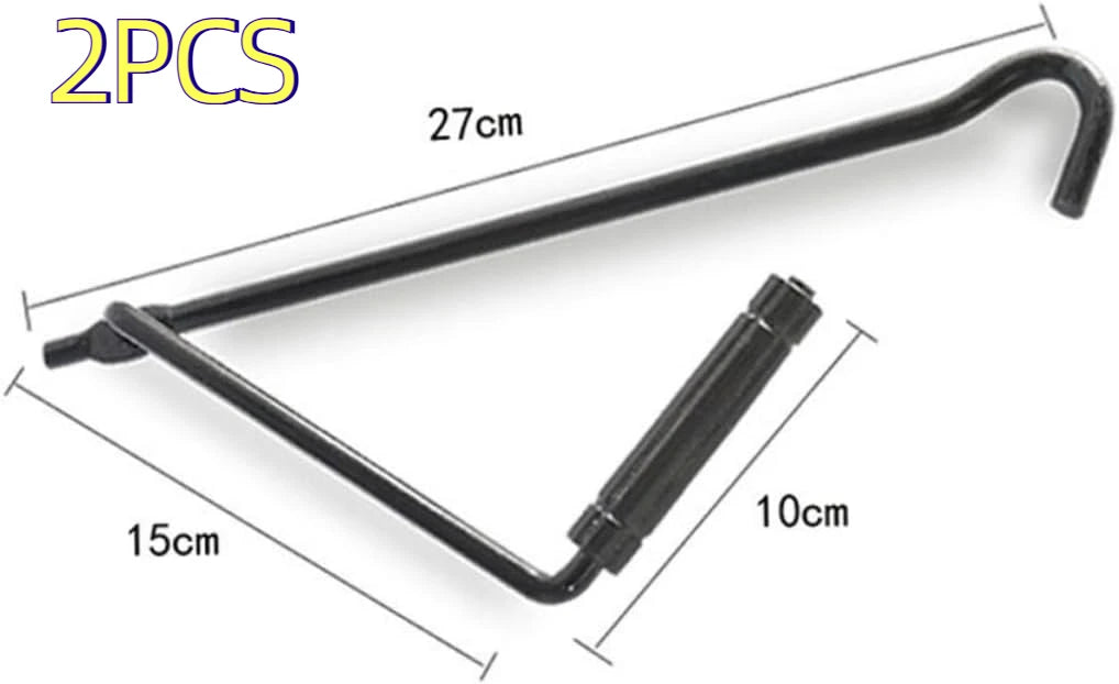 Universal Lifting Tool Auto Parts 10X21CM Sturdy Folding Scissor Jack Rocker Handle f alternate view