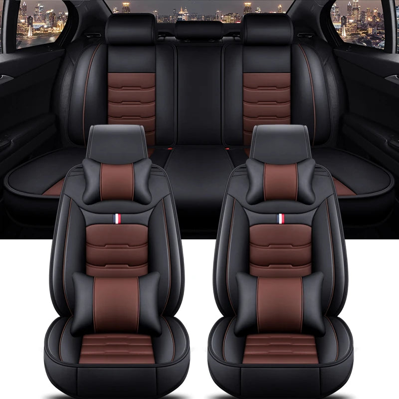 Universal Car Seat Cover for VW All Models Polo Golf Passat CC Touran Tiguan Toureg additional angle