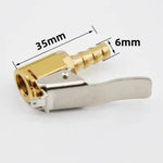 Car Tire Air Chuck Inflator Pump Valve Connector | Clip-on Adapter for Tyre Wheel detail view