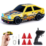 1/64 Drift RC Car with LED Lights 2.4G Remote Control alternate view