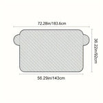 Universal Front Car Snow Frost Cover | Windshield Outdoor Waterproof Winter Automob additional angle
