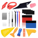 Car Film Wrapping Tool Kit Window Tinting Tools Vinyl Wrap Felt Squeegee Wrap Stick Vinyl Cutter Uti