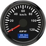 30/60/80/120/200 Km/h GPS Speedometer 52MM Car Truck Speed Gauge Meter With GPS Antenna detail view