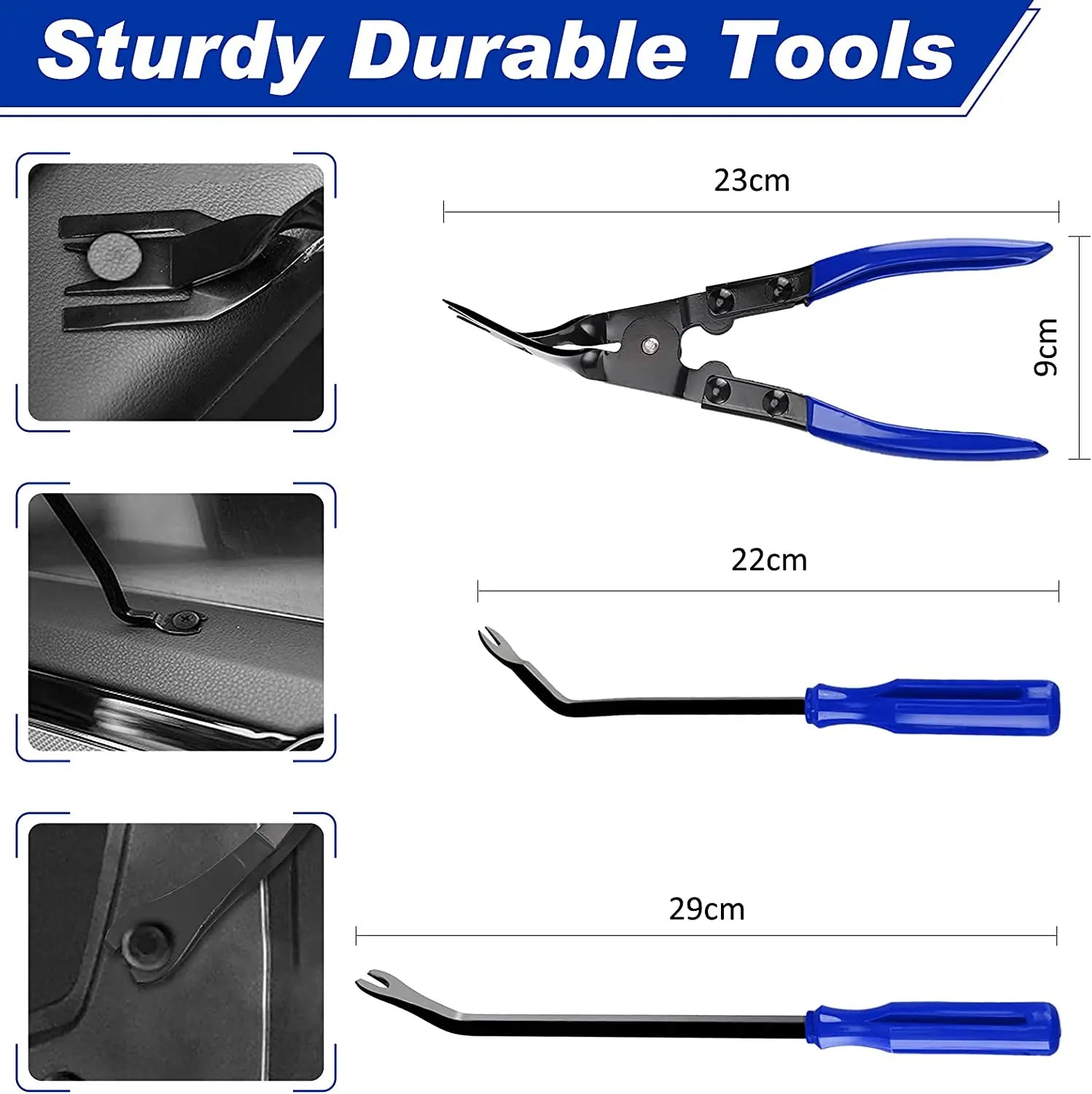 Car Plastic Trim Removal Tool Auto Trim Removal Set Auto Interior Disassembly Kit Car Cl detail view