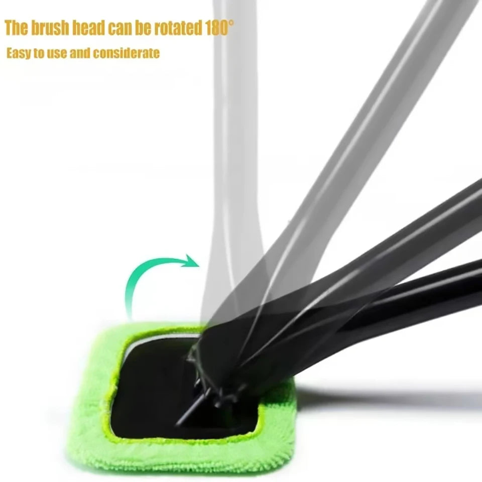 Car Window Cleaner Brush Kit Windshield Cleaning Wash Tool Inside Interior Auto Gla additional angle